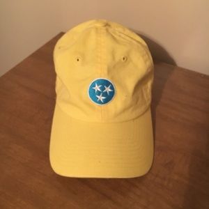 Yellow Tennessee Tri-star Ballcap